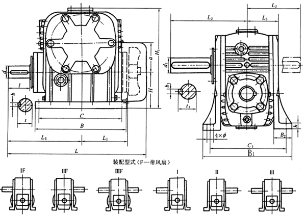 TP型平面包絡環面蝸桿減速機