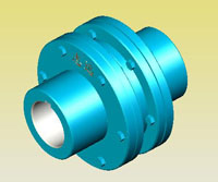 芯型彈性聯軸器實體模型