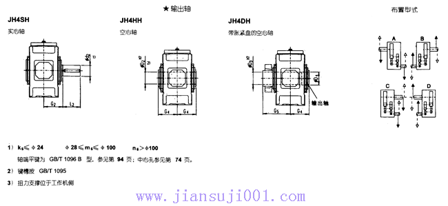 JH/B系列工業齒輪箱