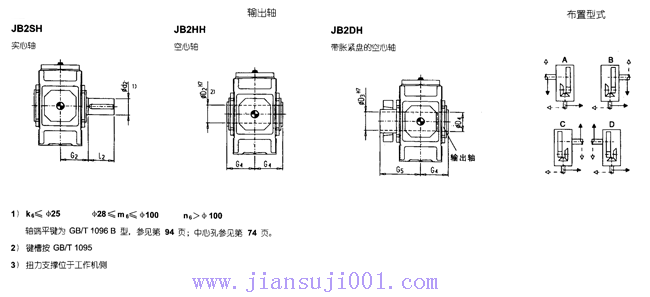 JH/B系列工業齒輪箱