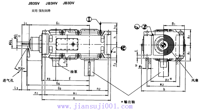 JH/B系列工業齒輪箱