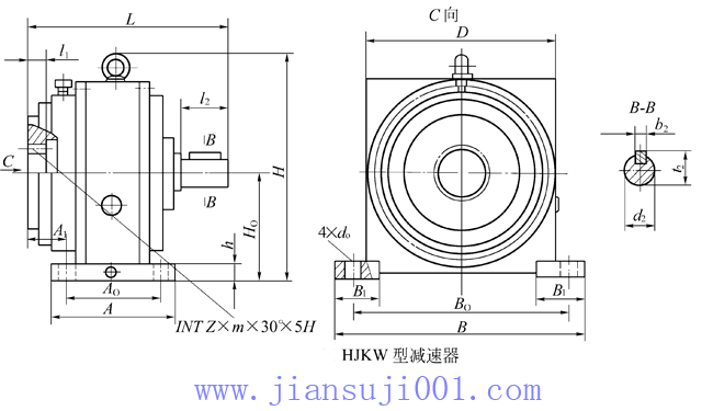 H型星輪減速機JB/T8712-1998